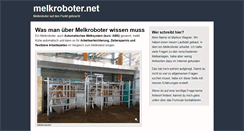 Desktop Screenshot of melkroboter.net